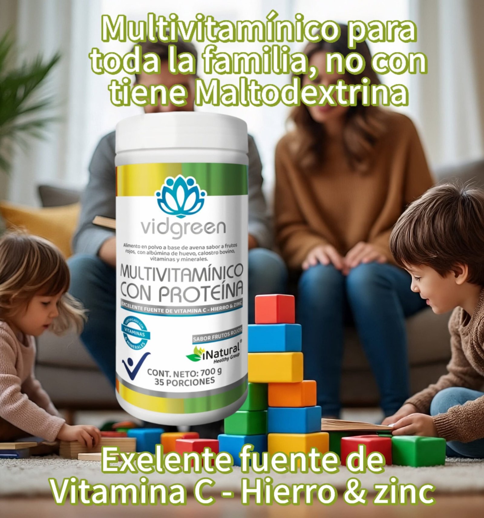 Multivitaminico con Proteina Vidgreen 1 (3)
