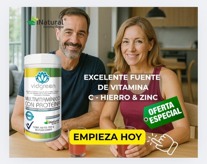 Vidgreen Multivitamínico con Proteína iNatural - Image 4