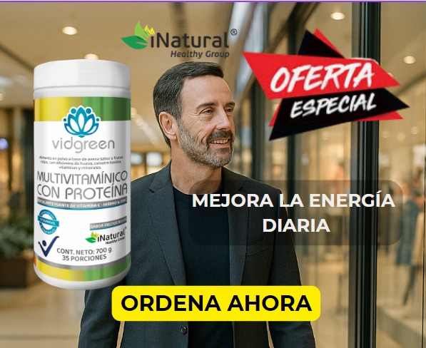 Vidgreen Multivitamínico con Proteína iNatural - Image 6