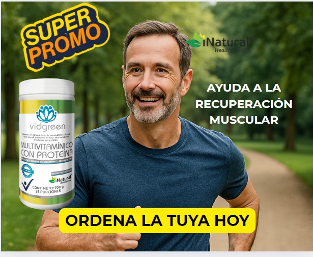 Vidgreen Multivitamínico con Proteína iNatural - Image 7